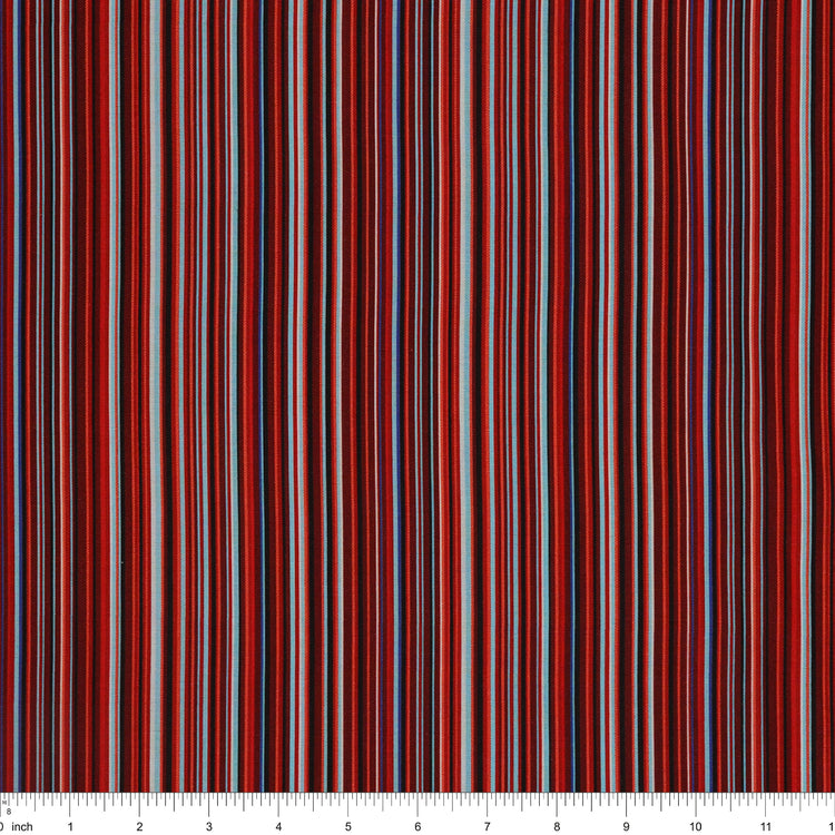 Grunge Gone Glam Fabric Collection - Runway Ready Americana Pop in Lawn: with ruler for scale BX17344L-10