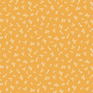 Lil' Farm Friends Fabric Collection - Posies Marigold