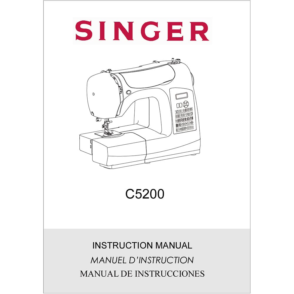 Singer C5200 Instruction Manual