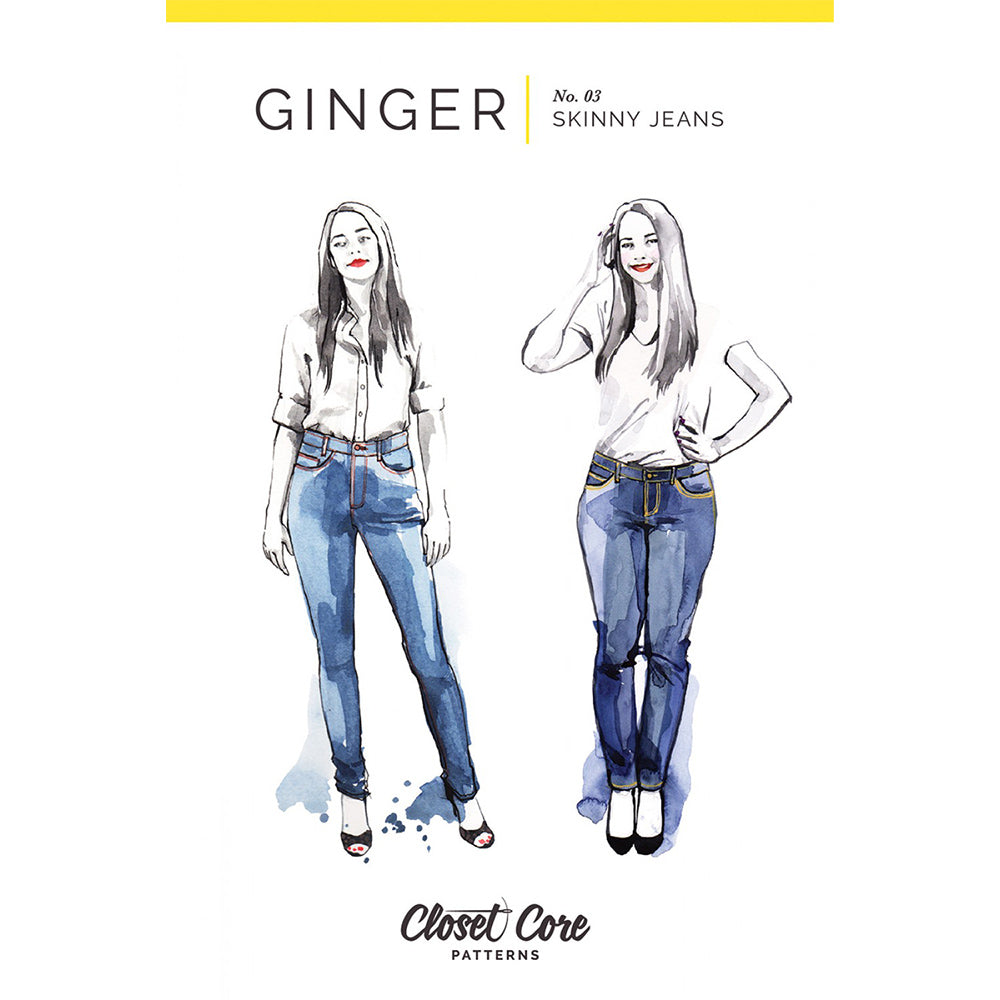 Ginger Skinny Jeans Pattern, Closet Core Patterns image # 68889