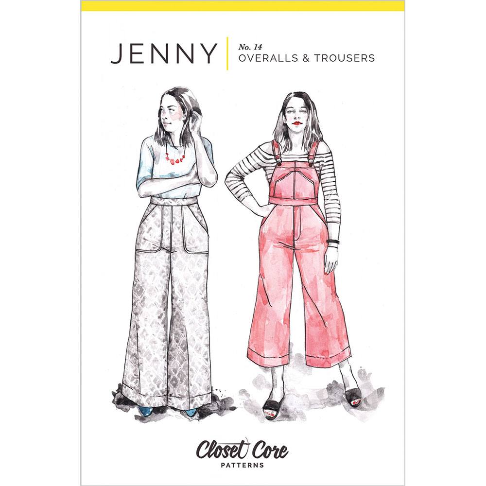 Jenny Overalls & Trousers Pattern, Closet Core Patterns image # 68871