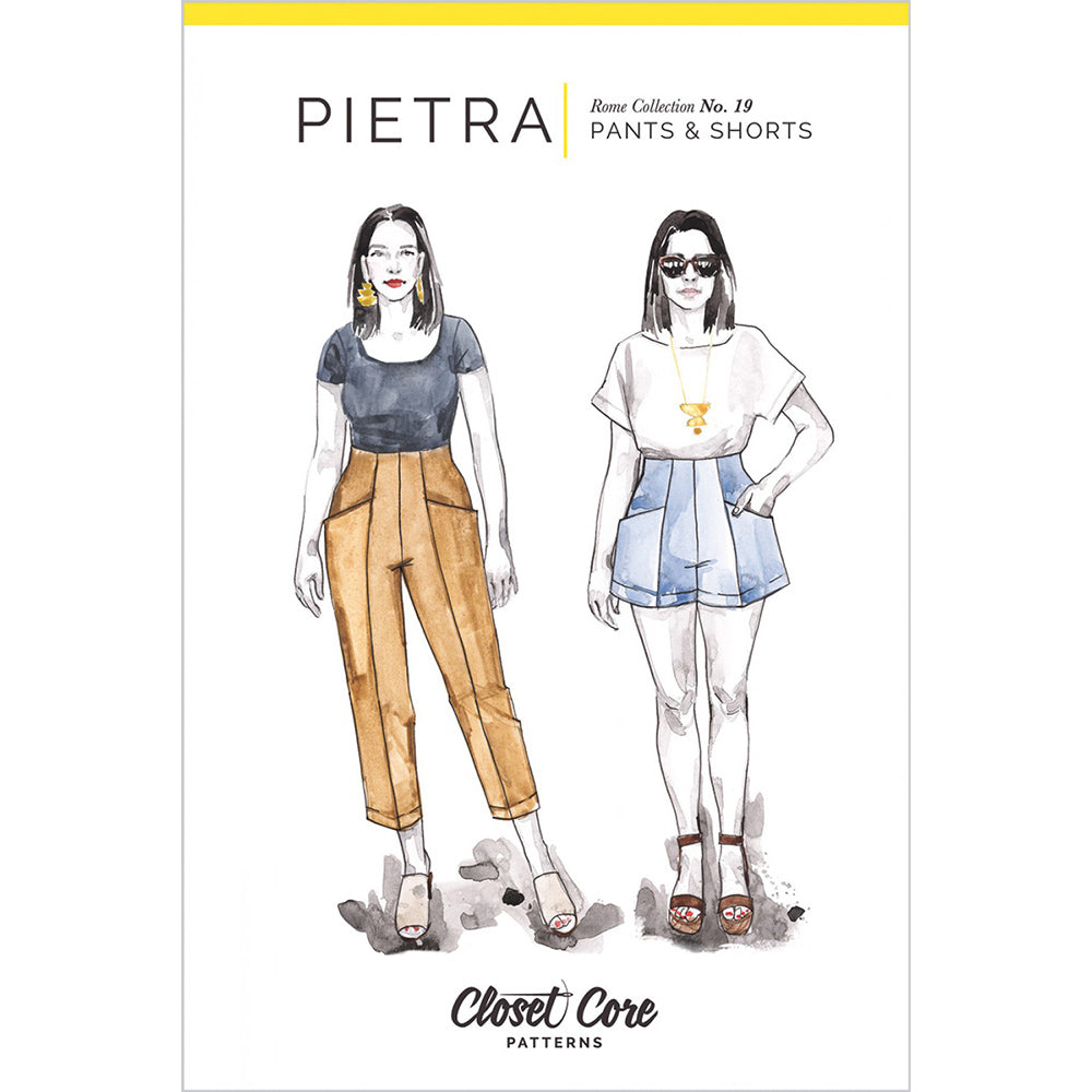 Pietra Pants & Shorts Pattern, Closet Core Patterns image # 68891