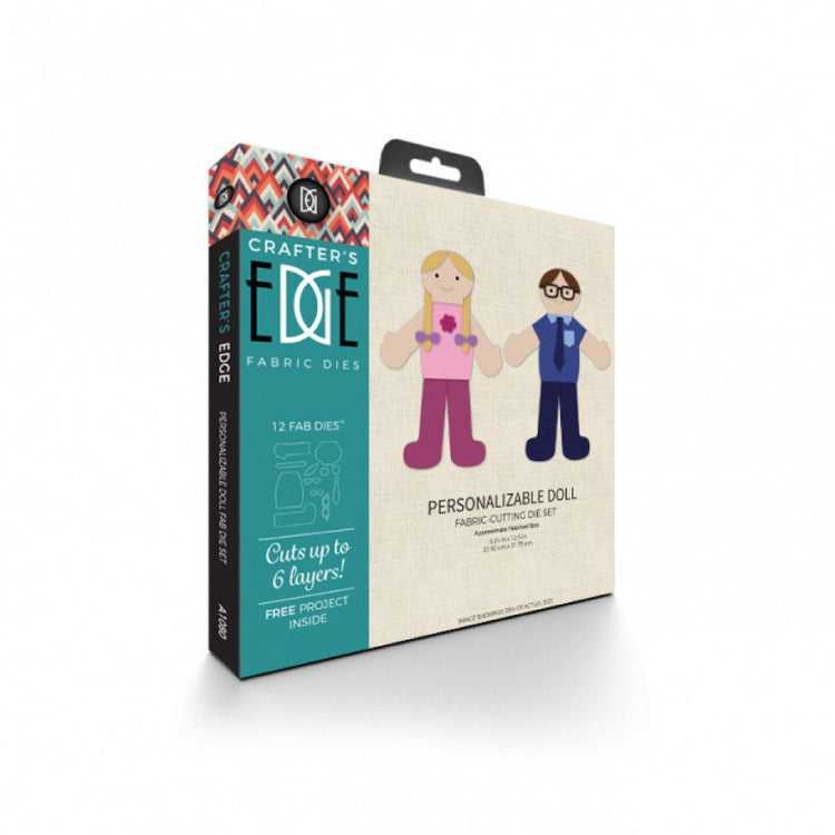 Crafter's Edge, Personalizable Doll 12 Piece Die Set image # 50320