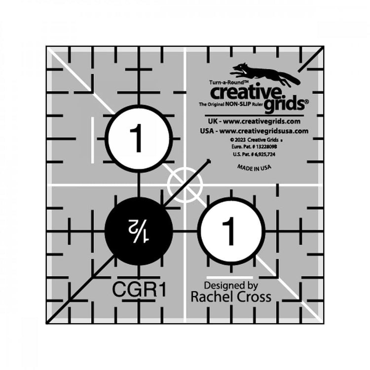 Quilting Ruler 1-1/2in Square, Creative Grids image # 107340