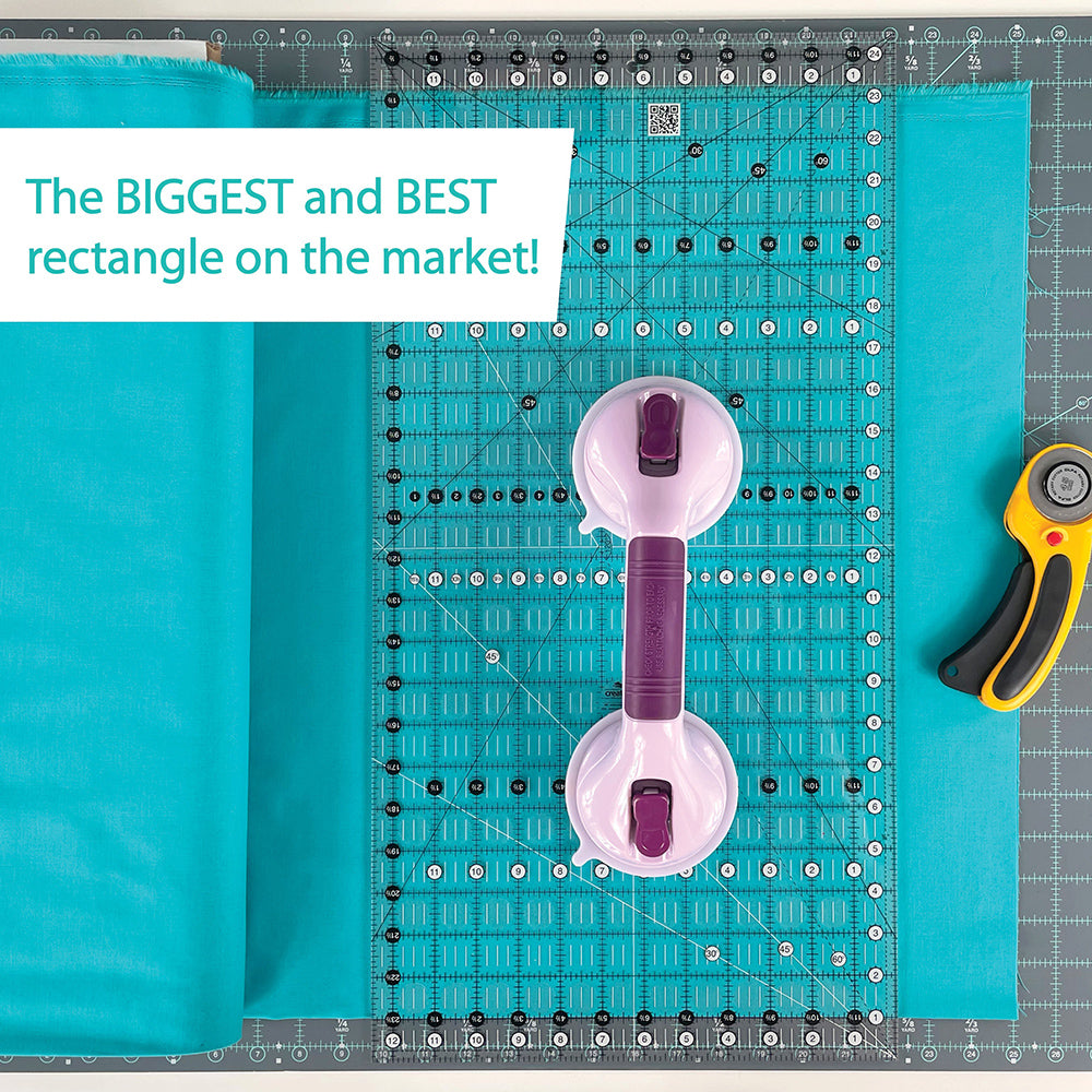 Creative Grids, Big Easy Quilt Ruler 12-1/2" x 24-1/2" image # 73434