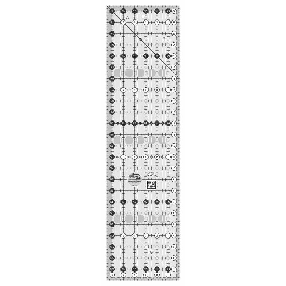 Quilting Ruler 6-1/2" x 24-1/2", Creative Grids