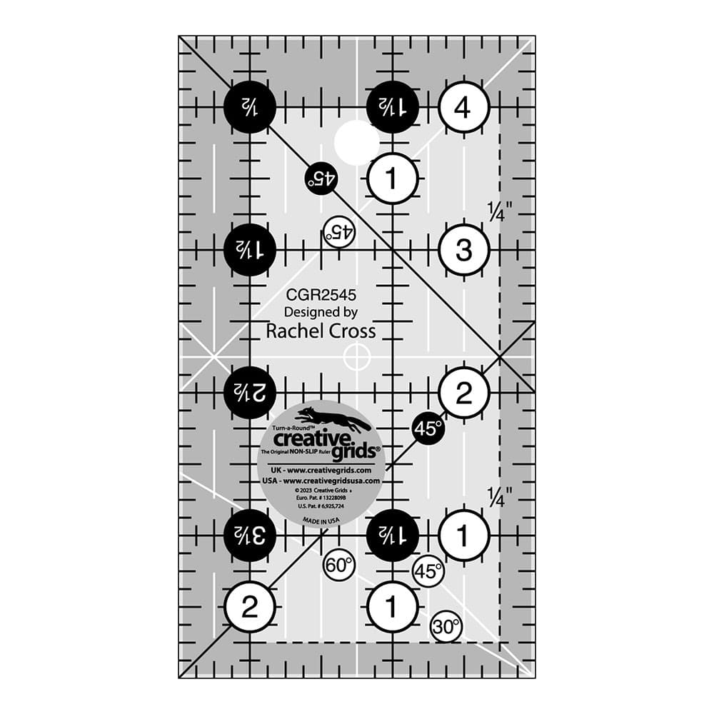 Quilting Ruler 2-1/2in x 4-1/2in, Creative Grids image # 107129
