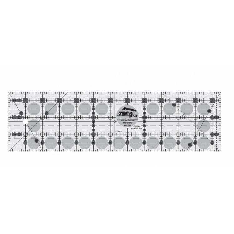 Quilting Ruler 3-1/2" x 12-1/2", Creative Grids image # 28934