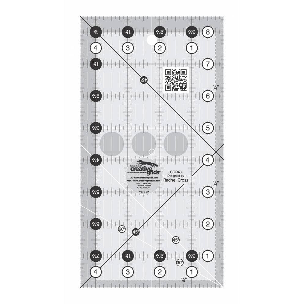 Quilting Ruler 4-1/2" x 8-1/2", Creative Grids image # 28944