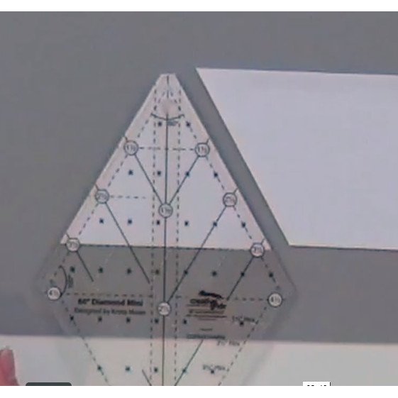 Creative Grids 60 Degree Mini Diamond Ruler image # 63315