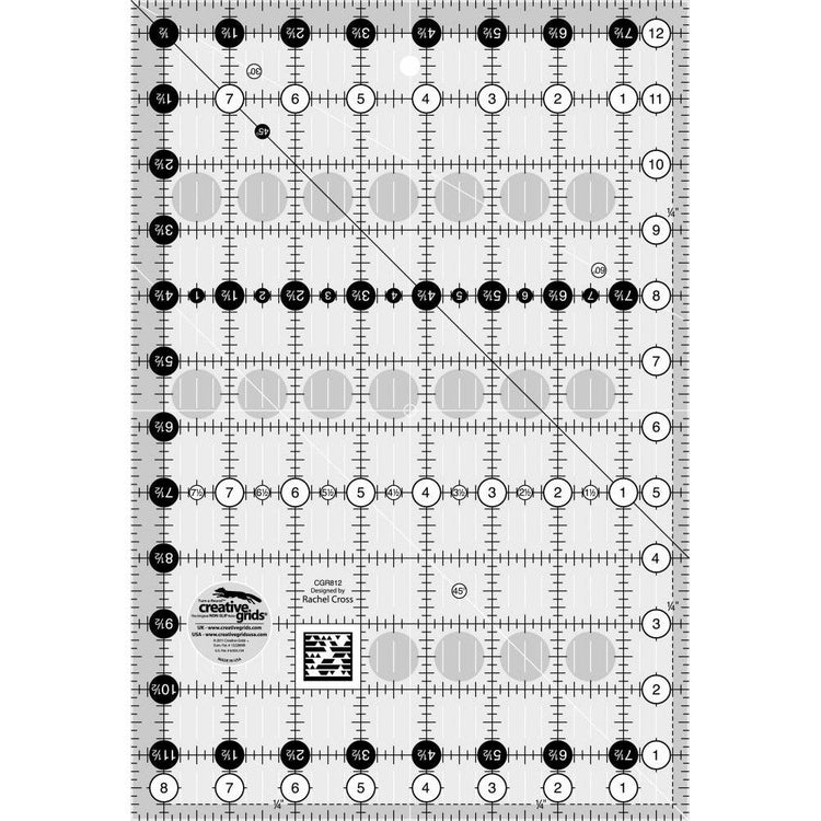 Quilting Ruler 8-1/2" x 12-1/2", Creative Grids image # 28956