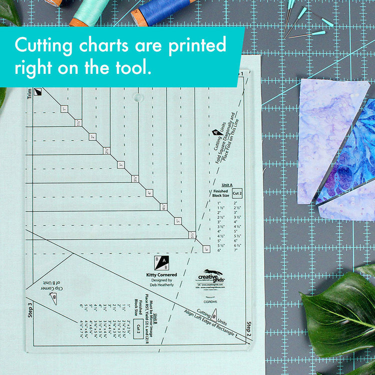 Creative Grids Kitty Cornered Ruler