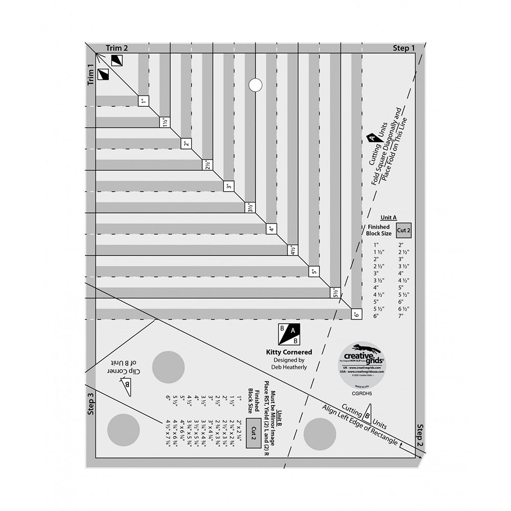 Creative Grids Kitty Cornered Ruler image # 66937