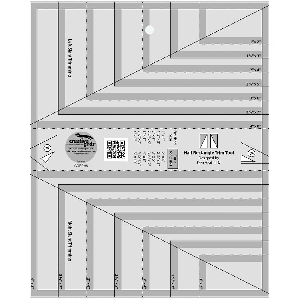 Creative Grids Half Rectangle Trim Tool image # 110740