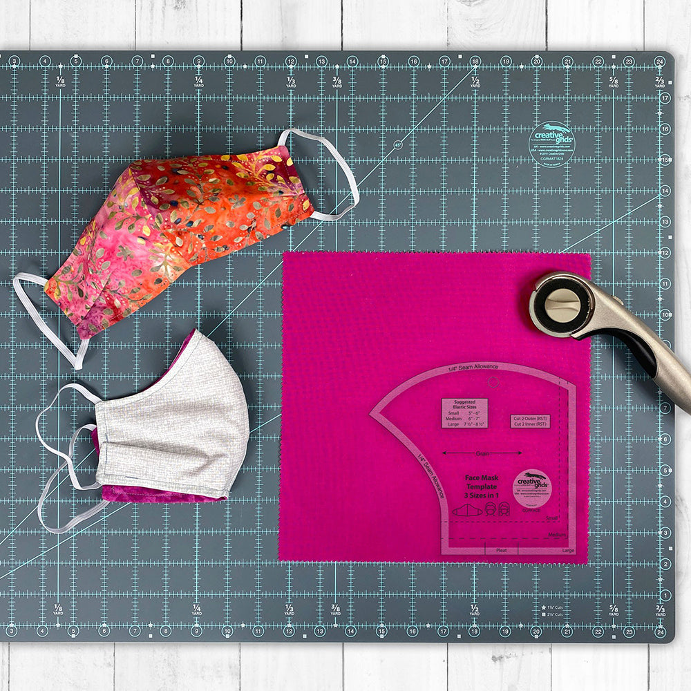 Creative Grids, Face Mask Template Ruler image # 66513