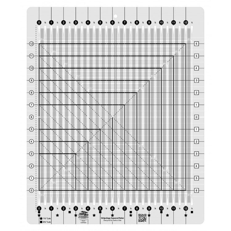 Stripology Squared Quilt Ruler, Creative Grids image # 36666
