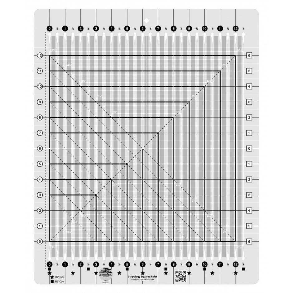 Quilt Block Square Ruler Stripology Squared Quilt Ruler, Creative Grids