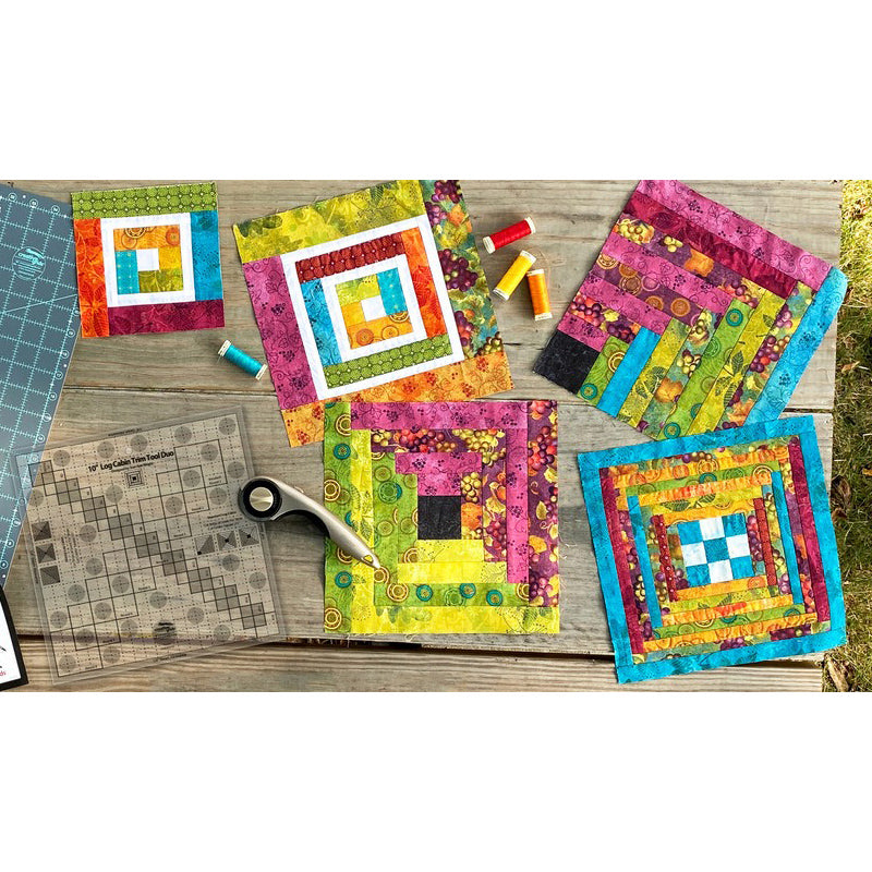 Creative Grids, 10" Log Cabin Trim Tool Duo image # 70096