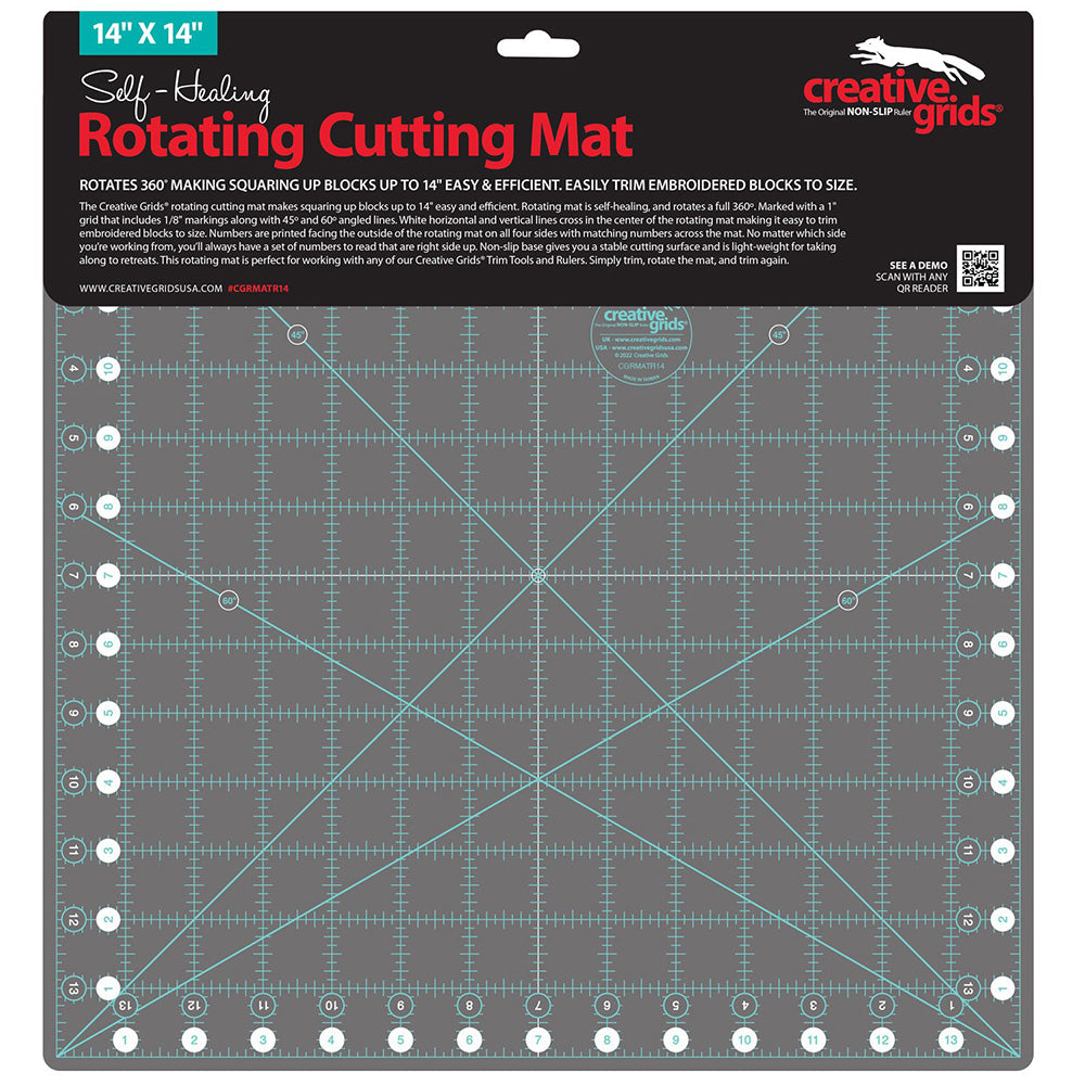 Creative Grids Rotating Cutting Mat - 14in x 14in image # 110169