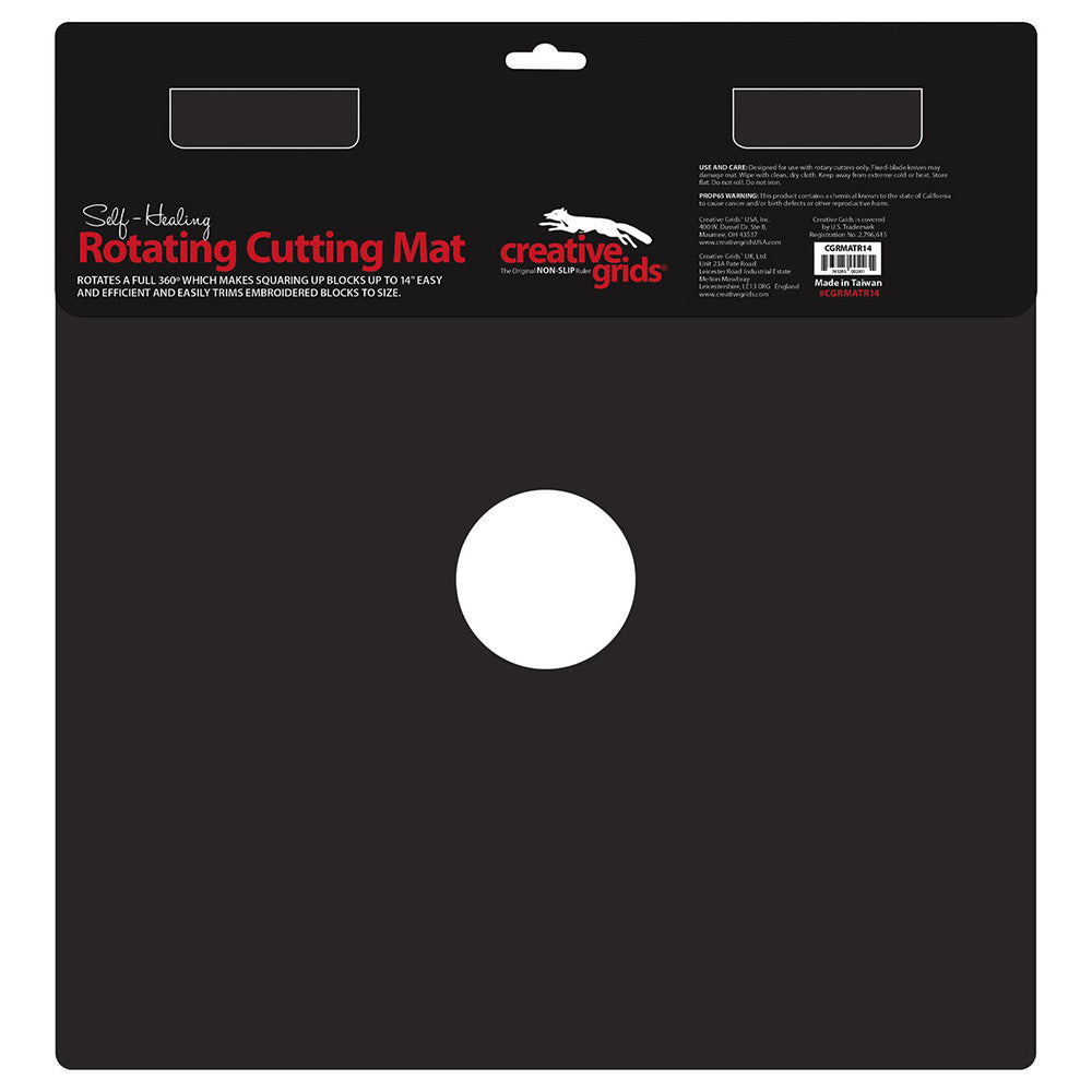 Creative Grids Rotating Cutting Mat - 14in x 14in image # 110170
