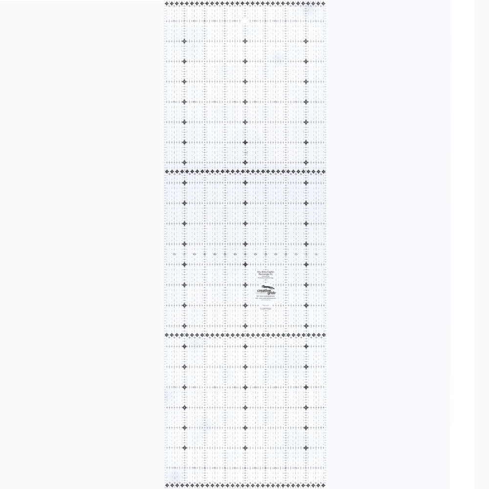 Itty-Bitty Eights Rectangle Ruler XL (8in x 24in), Creative Grids image # 103655