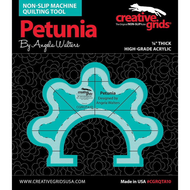 Petunia Machine Quilting Template Ruler, Creative Grids image # 96165