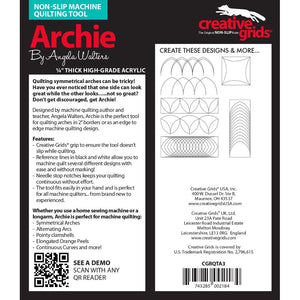 Archie - Machine Quilting Tool, Creative Grids image # 38558