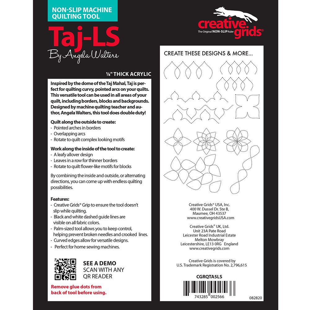 Taj - Machine Quilting Tool, Creative Grids image # 107522