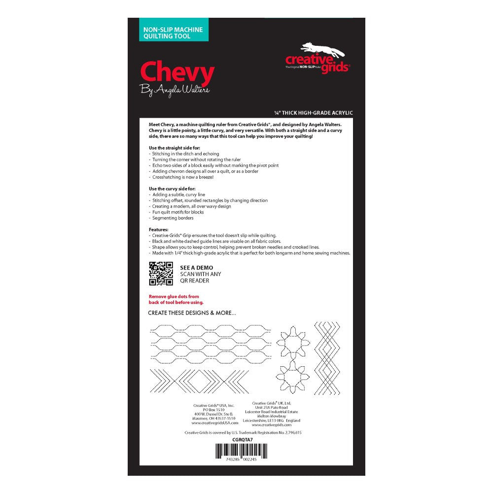Chevy - Machine Quilting Tool, Creative Grids image # 43741