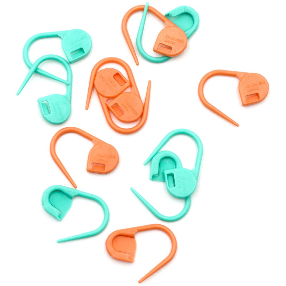 Knitting Lock Ring Markers, Clover image # 86758