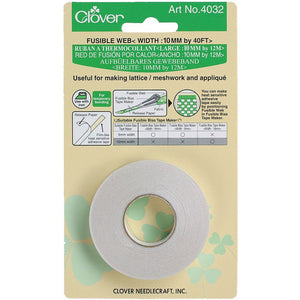 Fusible Web (10mm) 40ft roll, Clover #CL4032 image # 86579