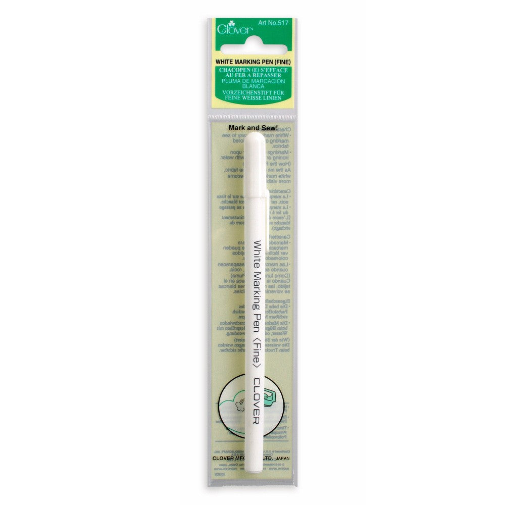 Fine Tip White Marking Pen, Clover image # 86182