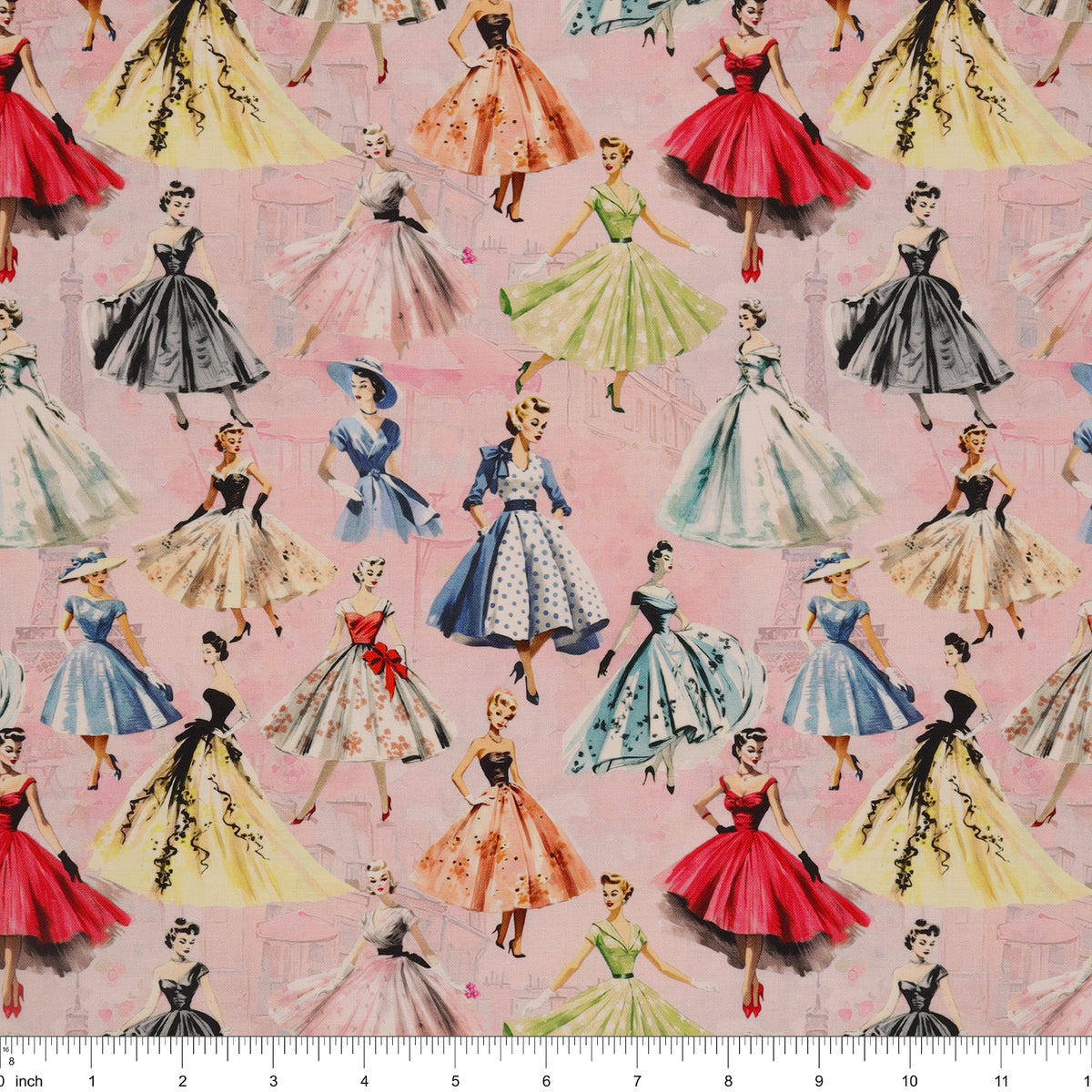 En Vogue Fabric Collection - Enchanted Creations: with ruler for scale CL64250103-01