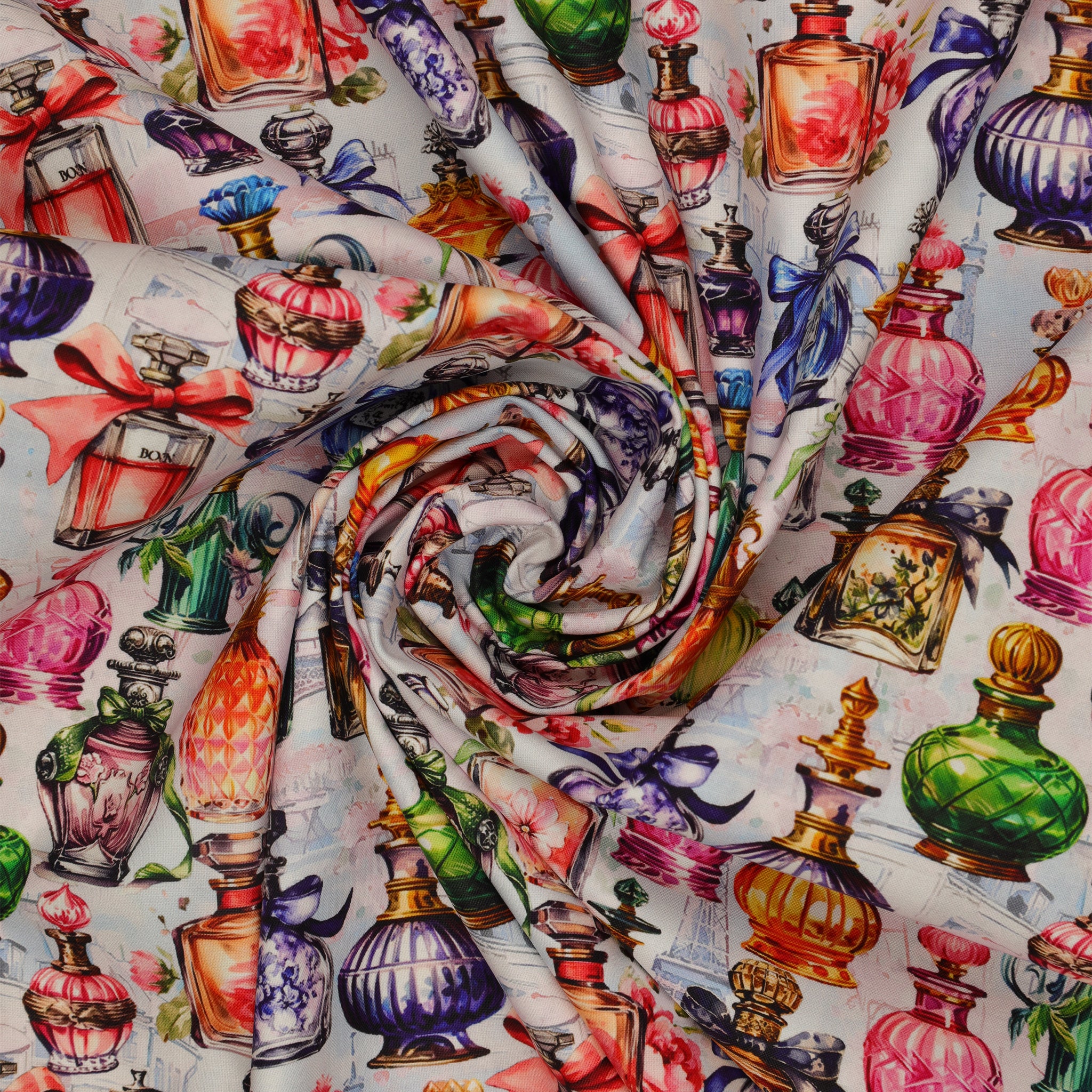 En Vogue Fabric Collection - Perfumery: swirled CL64250104-01