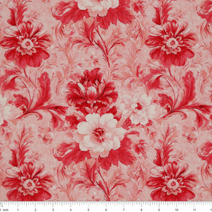En Vogue Fabric Collection - Flower Shop Pink: with ruler for scale CL64250106-01