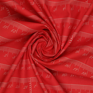 En Vogue Fabric Collection - Chic Rulers Coral: swirled CL64250107-01