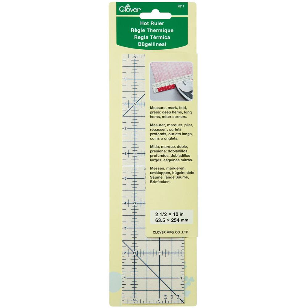 Hot Ruler 2-1/2"x10", Clover image # 86224