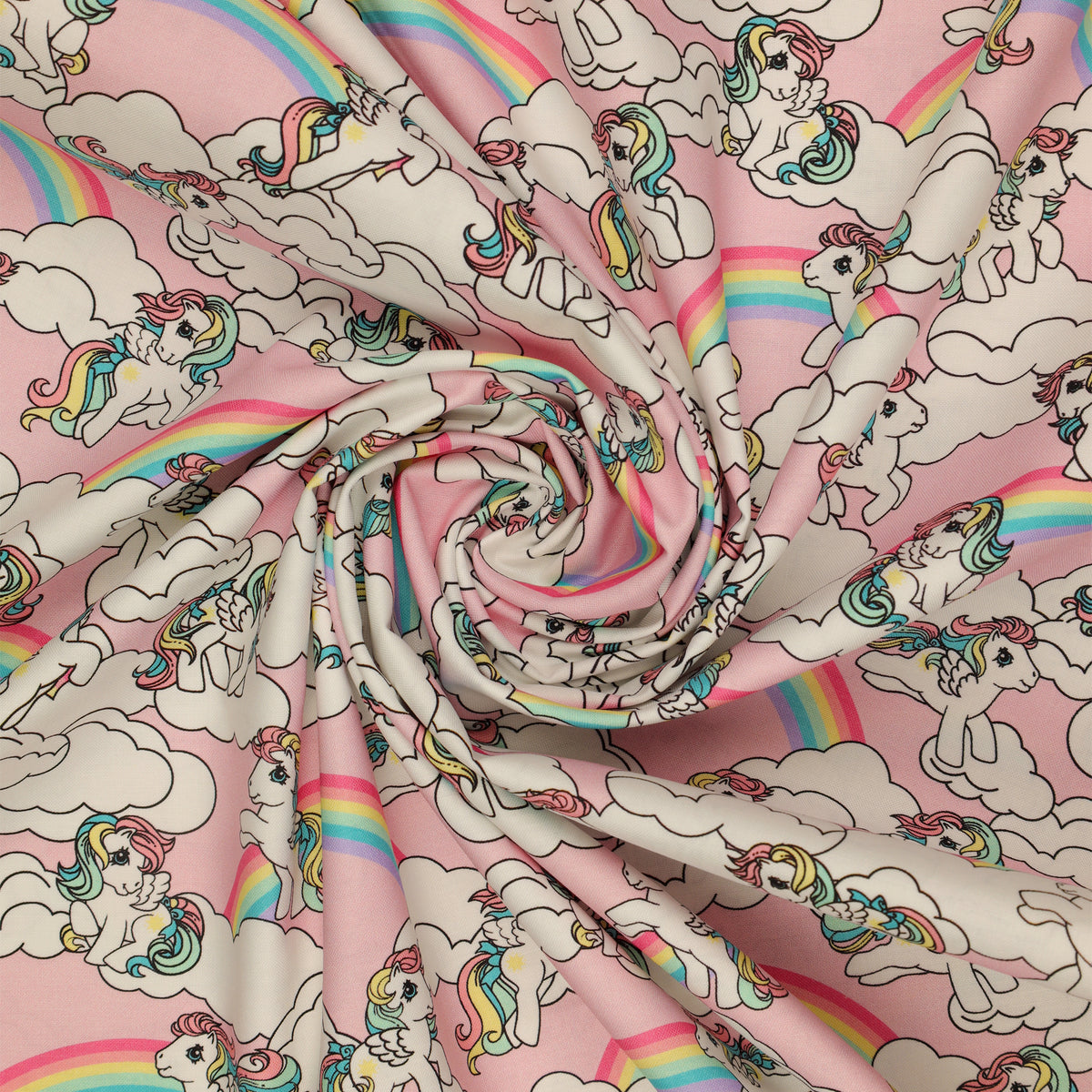 My Little Pony Retro Fabric Collection - Starshine in the Clouds: swirled CL95010202-01