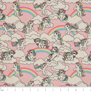 My Little Pony Retro Fabric Collection - Starshine in the Clouds: with ruler for scale CL95010202-01