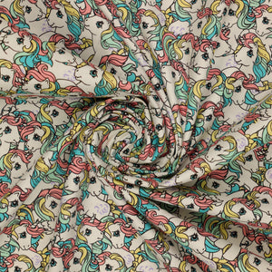My Little Pony Retro Fabric Collection - Pony Stack: swirled CL95010203-01