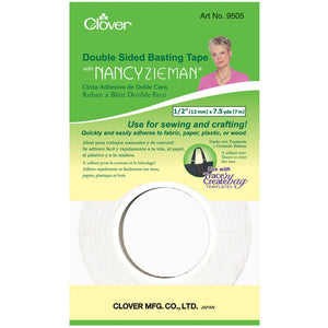 Double Sided Basting Tape, 1/2in x 7-1/2yds, Clover image # 86712