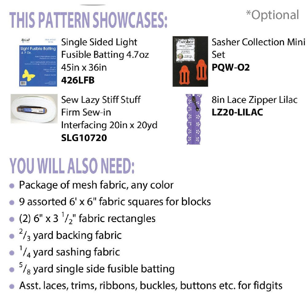 Fidget Patterns. Time Fidget Sensory Mat Pattern
