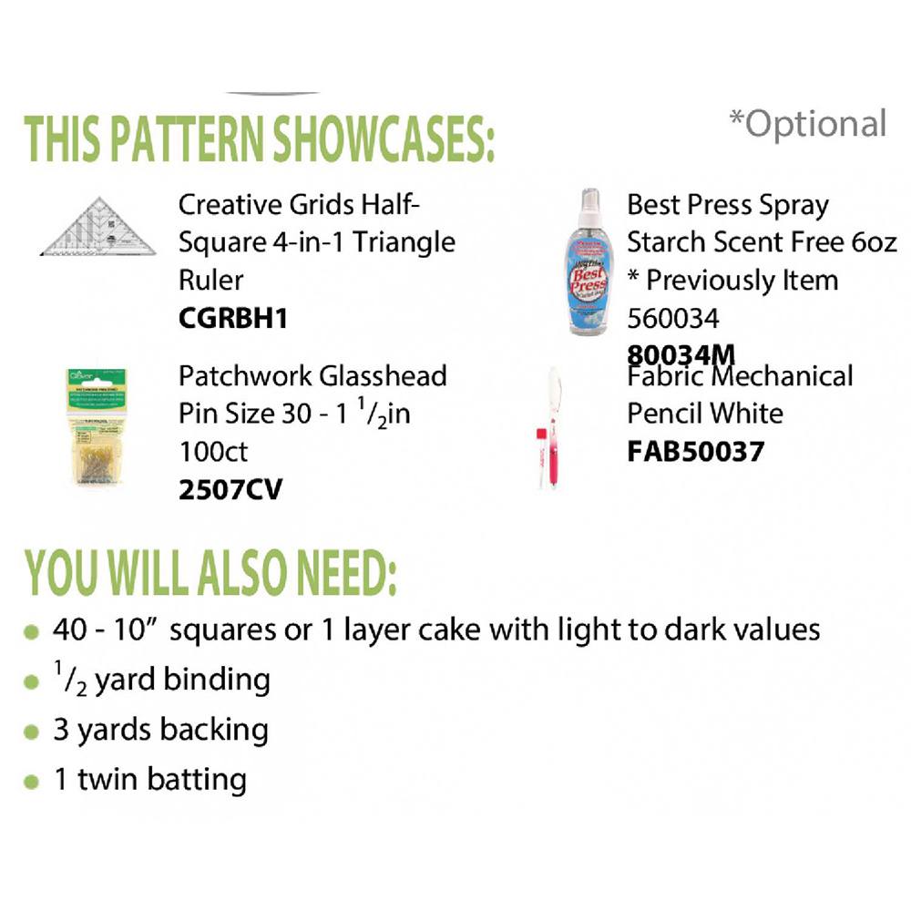 Cut Loose Press, Tidepools Quilt Pattern image # 74585