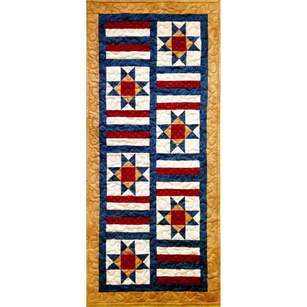 Cut Loose Press, Land of Liberty Table Runner Pattern image # 96295