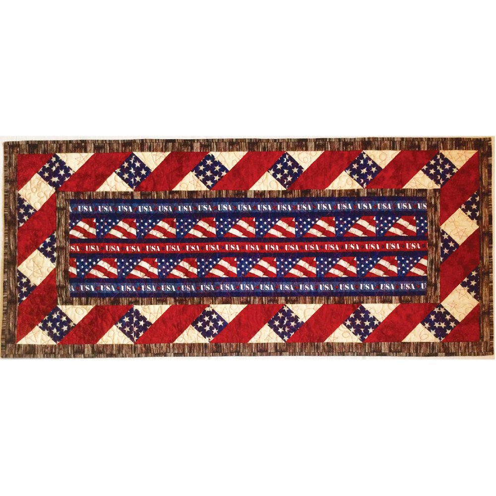 Cut Loose Press, American Honor Table Runner Pattern image # 96303