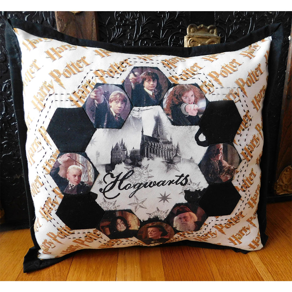 Cut Loose Press, Hexagon Frame Pillow Pattern image # 81080