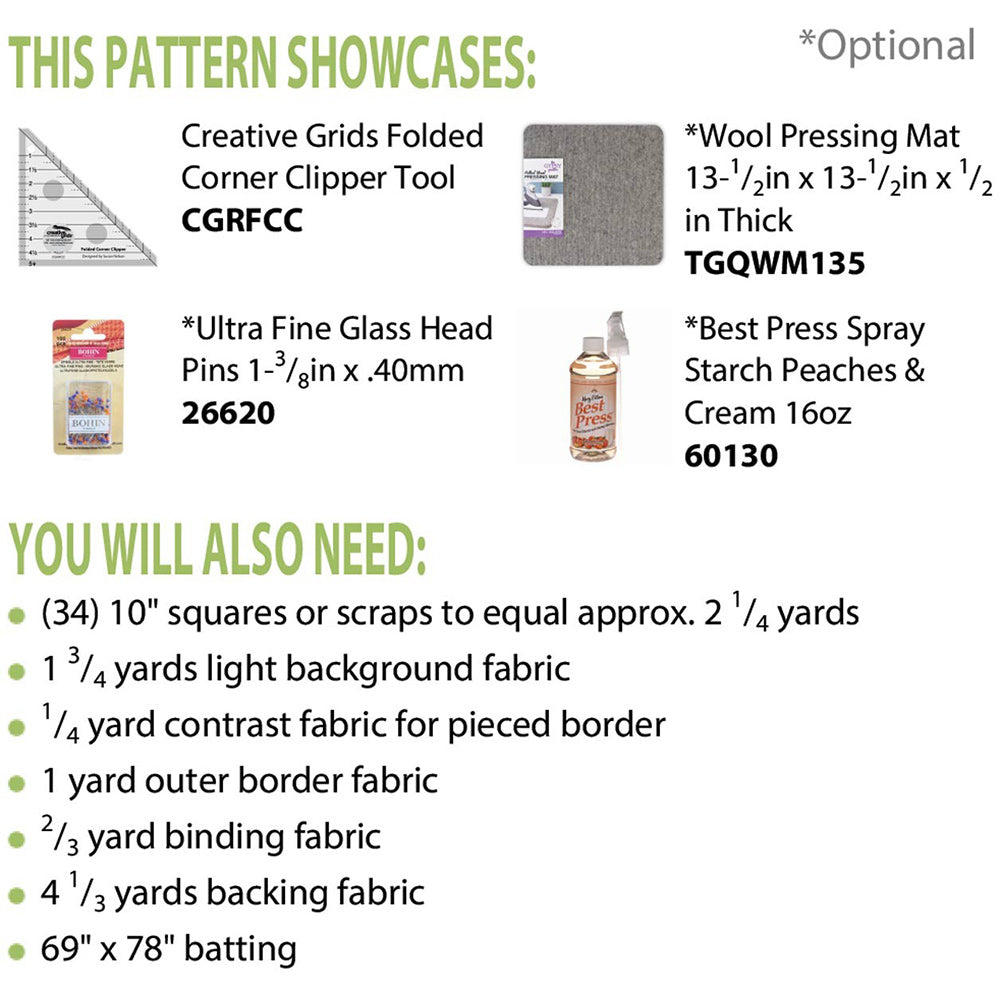 Cut Loose Press, X Marks the Spot Quilt Pattern image # 74607