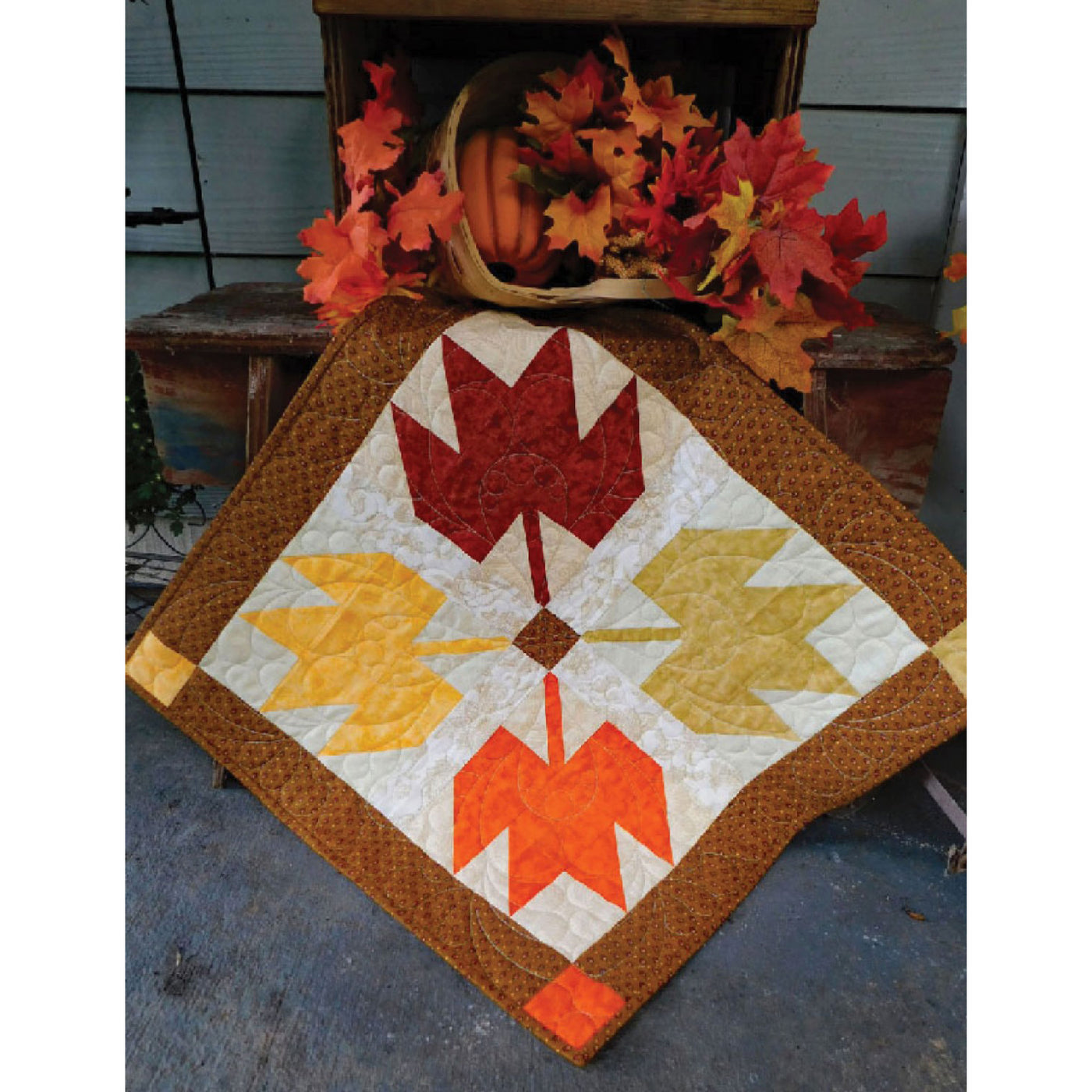 Cut Loose Press, Falling For You Table Topper Pattern image # 98559