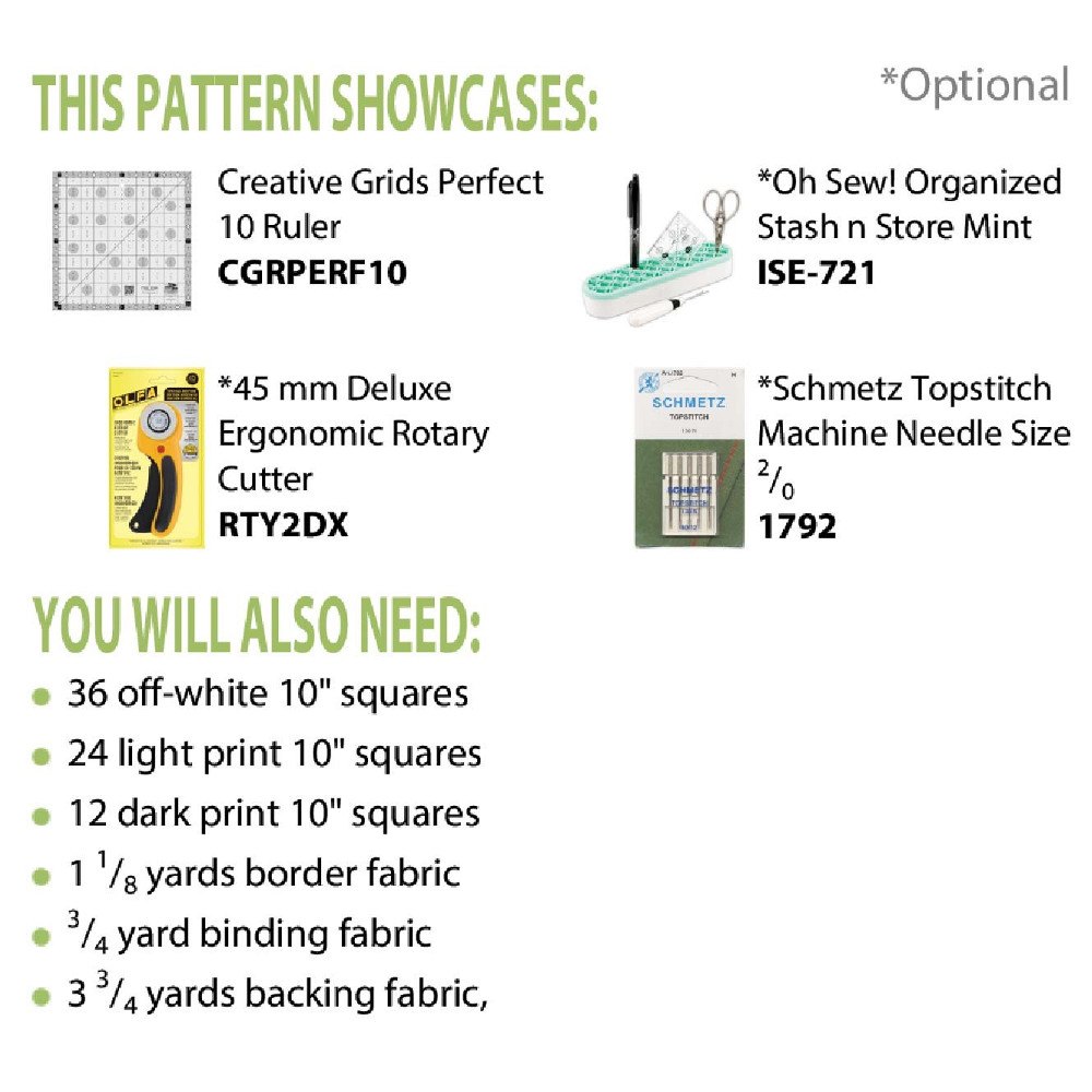 Cut Loose Press, Square One Pattern image # 45606