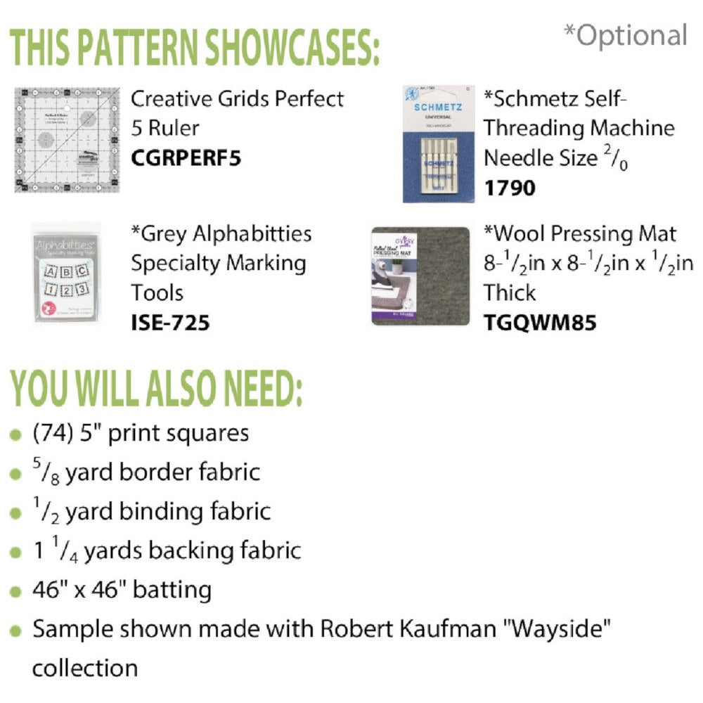 Wayside Quilt Pattern image # 56261